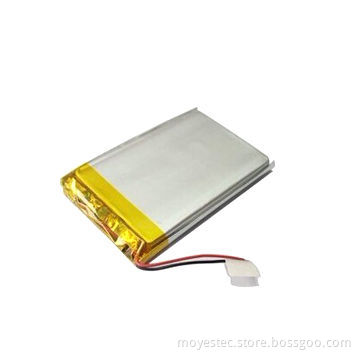 3.7V warm shoes battery with 1,800mAh